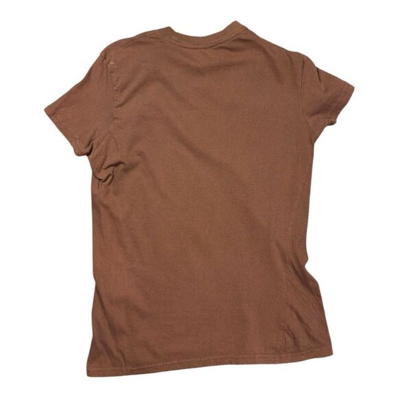 Steve & Barry's Brown and White Short Sleeve Tee Sz L - Picture 4 of 9